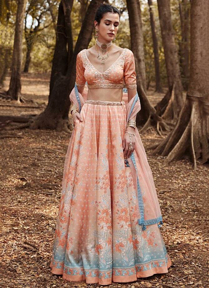 Anita 2 Exclusive Designer Pure Killer Silk Wedding Wear Embroidery Work And Digital Print Lehenga Choli Collection